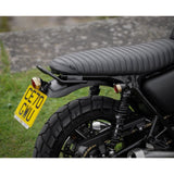 MOTONE ELDORADO LED REAR BIKE TAIL LIGHT + FENDER MOUNT KIT BRASS BLACK BRACKET
