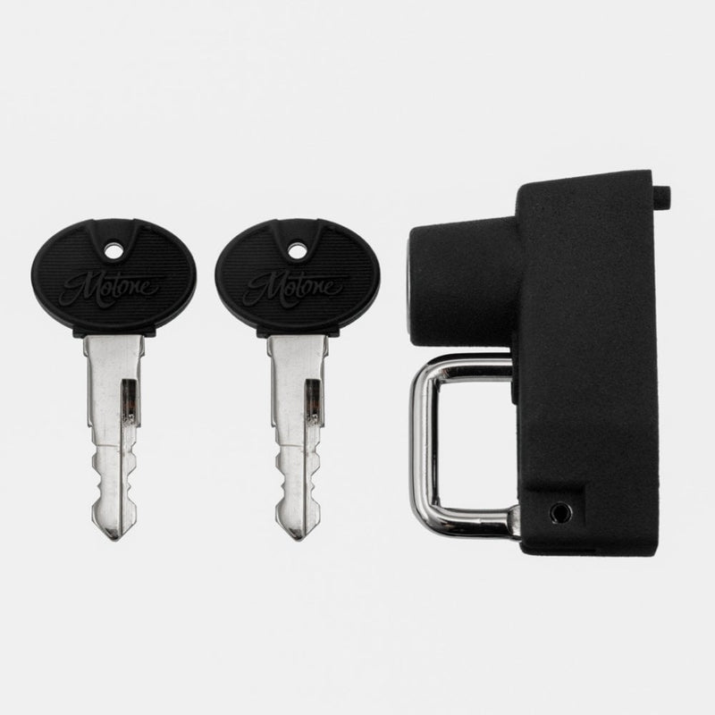 MOTONE MOTORBIKE HELMET LOCK + 2 KEYS FOR VARIOUS FITMENT INC TRIUMPH