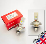 GENUINE LUCAS MOTORCYCLE CAR P45T LED HEADLIGHT BULB 6-24V DUAL POLARITY