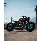 MOTONE DEFENDER MKII TRIUMPH BOBBER - QUALITY SUMP GUARD PLATE - BLACK