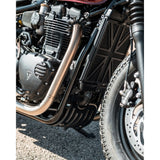 MOTONE DEFENDER MKII TRIUMPH BOBBER - QUALITY SUMP GUARD PLATE - BLACK