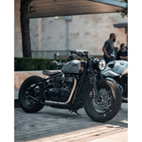 MOTONE DEFENDER MKII TRIUMPH BOBBER - QUALITY SUMP GUARD PLATE - BLACK