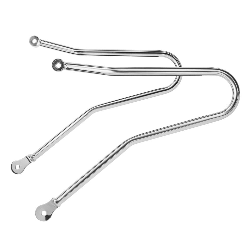 MOTONE ROYAL ENFIELD METEOR 350 PANNIER LUGGAGE RAILS - PAIR - POLISHED