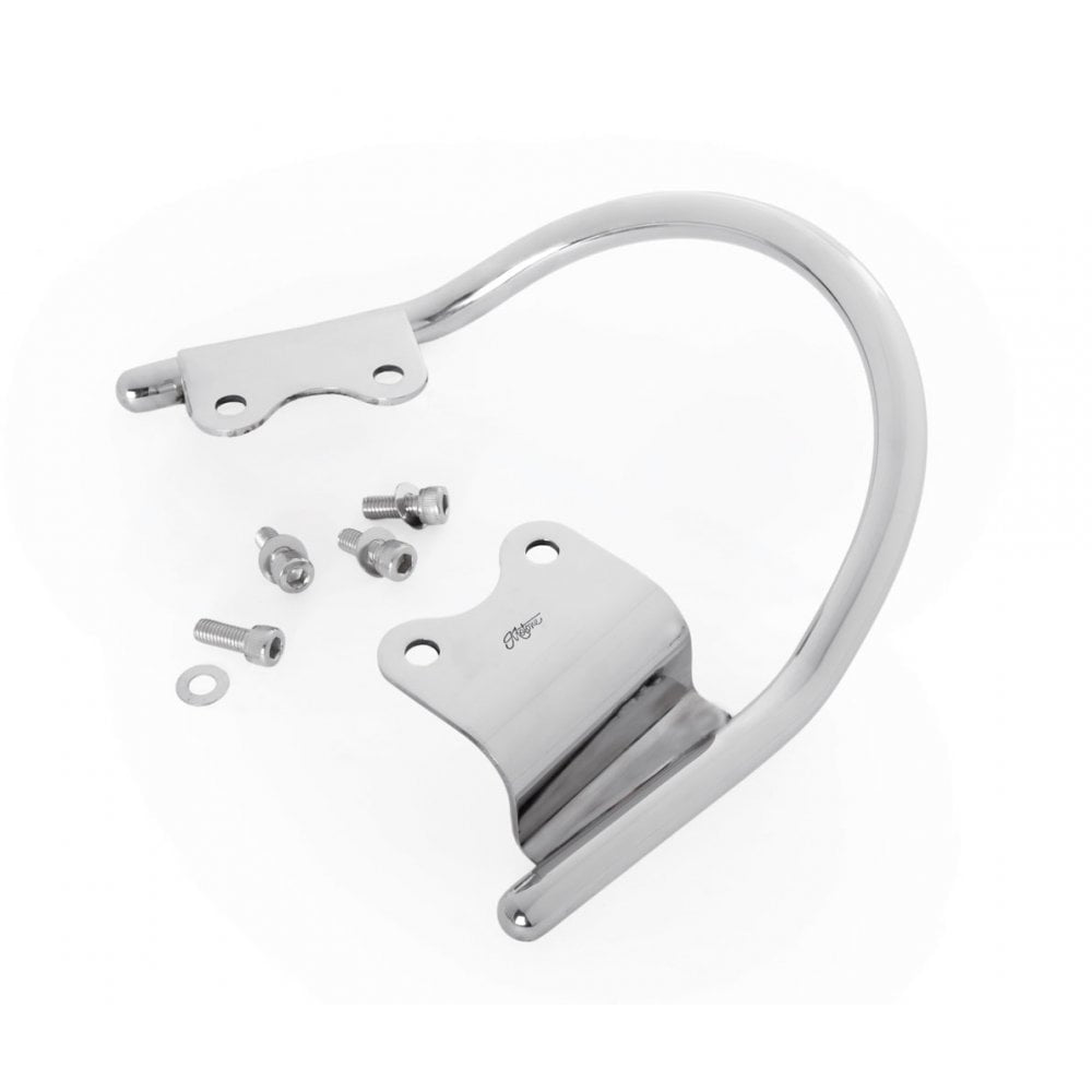 MOTONE PASSENGER GRAB RAIL - TRIUMPH STREET TWIN SCRAMBLER T100 T120 POLISHED