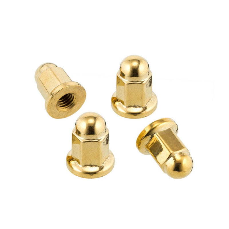 MOTONE MAGNUM FORCE BRASS EXHAUST CLAMP NUTS SET OF 4 TRIUMPH T100 T120 BOBBER
