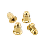 MOTONE MAGNUM FORCE BRASS EXHAUST CLAMP NUTS SET OF 4 TRIUMPH T100 T120 BOBBER