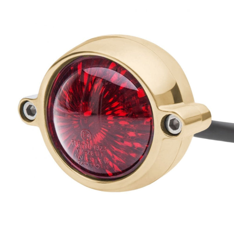 Motone Eldorado Motorbike Tail Light - LED - Solid Brass - Cafe Racer Bobber