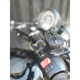 Motone Disc Brake Reservoir Master Cylinder Cap Black Triumph Bonneville Bobber