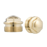 MOTONE THE GUVNORS BRASS FORK TOP NUTS CAPS PAIR TRIUMPH BONNEVILLE SE SCRAMBLER
