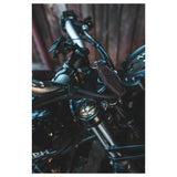 MOTONE THE GUVNORS BRASS FORK TOP NUTS CAPS PAIR TRIUMPH BONNEVILLE SE SCRAMBLER