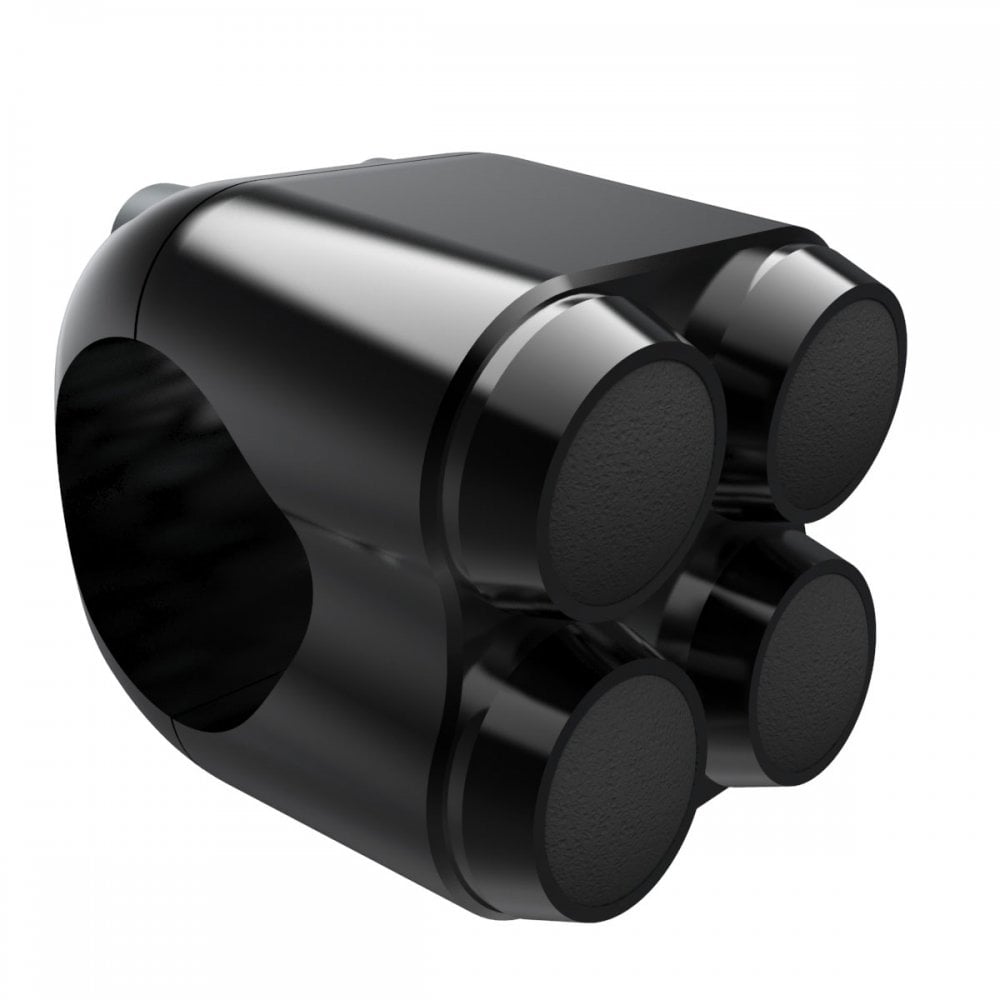 MOTONE QUAD MOTORBIKE MICRO FOUR SWITCH BUTTON HOUSING 22MM 7/8" HANDLEBAR BLACK