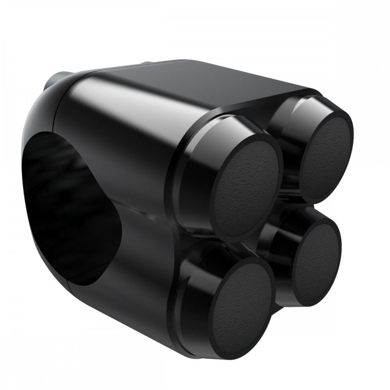 MOTONE QUAD MOTORBIKE MICRO FOUR SWITCH BUTTON HOUSING 22MM 7/8" HANDLEBAR BLACK