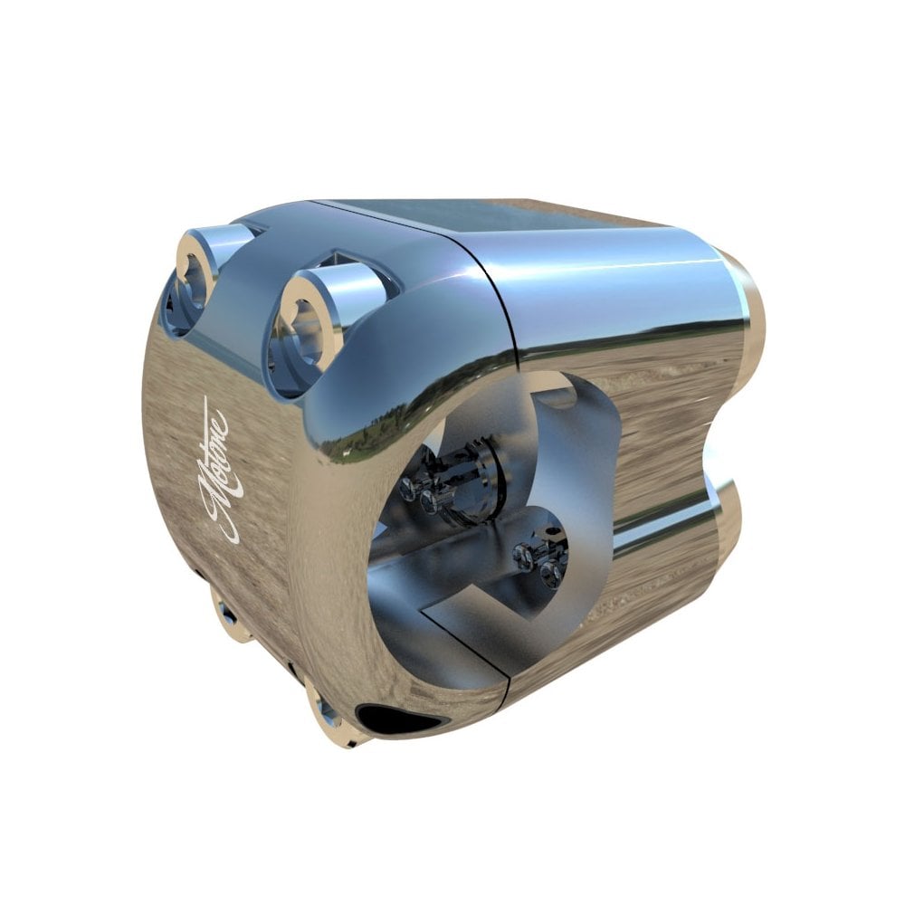 Motone The Quad Micro Switch Button Housing - One Inch Handlebar - Chrome