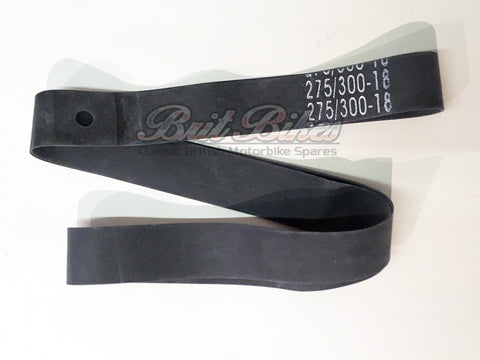 QUALITY 18" RUBBER RIM TAPE 30MM WIDE - BIKE MOTORCYCLE MOTORBIKE WHEEL