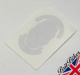 BSA PILED ARMS TRANSFER OIL TANK DECAL BANTAM CLASSIC MOTORCYCLE 1953+ 40X60mm