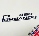 GENUINE NORTON COMMANDO 850 SIDE PANEL COVER DECAL STICKER BLACK 06-5096