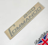 GENUINE NORTON COMMANDO 850 SIDE PANEL COVER DECAL STICKER BLACK 06-5096