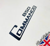 GENUINE NORTON COMMANDO 850 SIDE PANEL COVER DECAL STICKER BLACK 06-5096