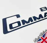 GENUINE NORTON COMMANDO 850 SIDE PANEL COVER DECAL STICKER BLACK 06-5096