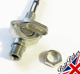 PETROL TAP BSA TRIUMPH NORTON with FILTER & LOCKNUT BAP type 1/4" - 60-7266