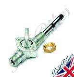 PETROL TAP BSA TRIUMPH NORTON with FILTER & LOCKNUT BAP type 1/4" - 60-7266