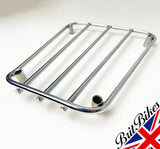 CHROME PLATED LUGGAGE TANK RACK FOR TRIUMPH TWIN 6T T100 T120 (1949-68) 82-2933