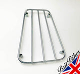 CHROME PLATED LUGGAGE TANK RACK FOR TRIUMPH TWIN 6T T100 T120 (1949-68) 82-2933