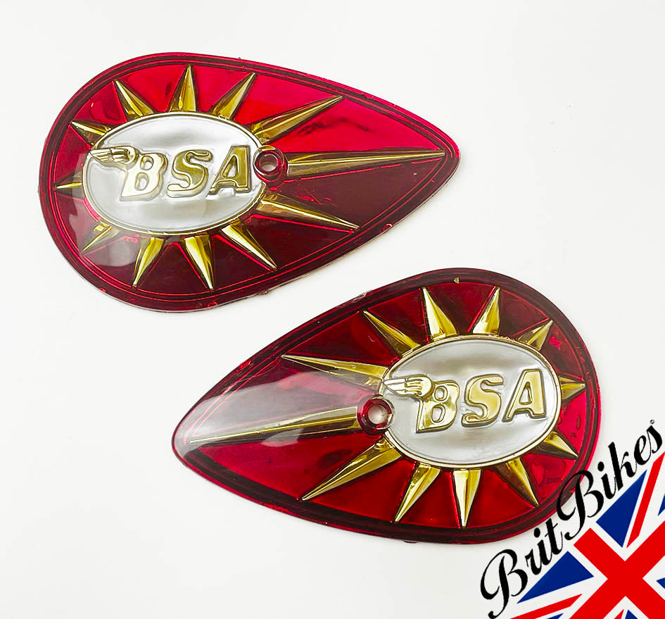 NEW BSA BANTAM D7, D10, D14, D175, Bushman Chrome And Black Painted