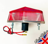 LUCAS 525 STYLE REAR LAMP LIGHT BSA NORTON TRIUMPH AJS BRITISH MOTORBIKE CAR