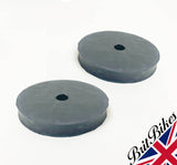 PAIR OF SIDE COVER PANEL RUBBER FOR TRIUMPH TR7 TIGER T140 BONNEVILLE 83-7910