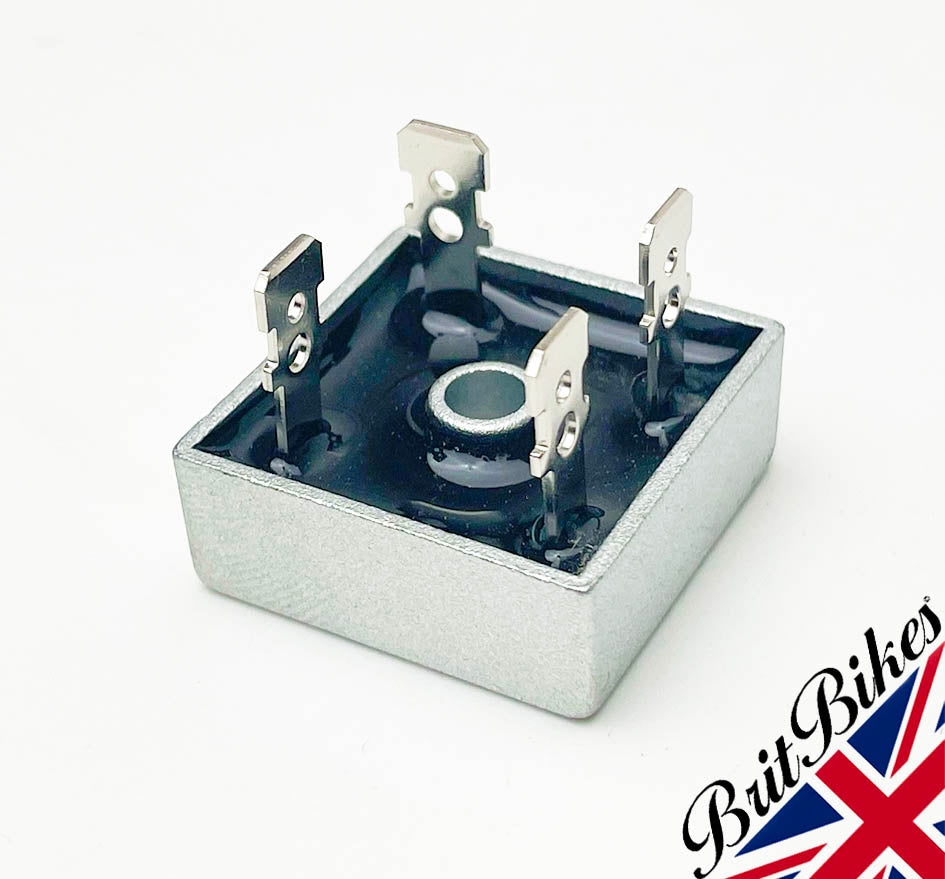 SOLID STATE RECTIFIER POSITIVE NEGATIVE EARTH 6V 12V BSA NORTON TRIUMP ...