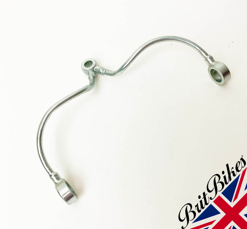 TRIUMPH 5T 6T T100 TR5 ROCKER OIL DRAIN PIPE PRE UNIT TWIN - GS272, 70 ...