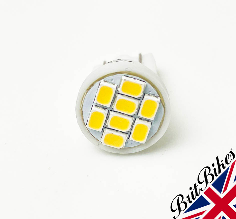 Cap Less Led Bulb GENUINE LUCAS CLASSIC CAR MOTORCYCLE LED BULB 12V T10 WEDGE CAPLESS WA ...