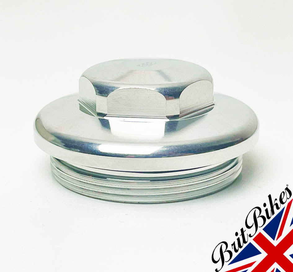 BILLET ROCKER BOX CAP BSA C25 B25 B50 TRIUMPH T100 T120- 70-1564 40-09 ...