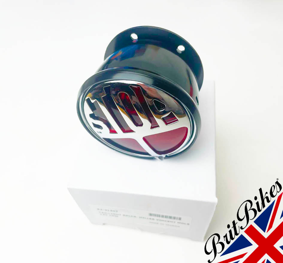 MILLER TYPE VINCENT VELOCETTE REAR STOP TAIL NUMBER PLATE LIGHT LAMP C ...