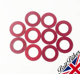 PACK 10 FIBRE WASHERS FOR 1/4