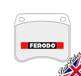 FERODO FRONT REAR BRAKE PADS - TRIUMPH T140 BONNEVILLE T150 T160 TRIDENT 99-2769