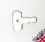 LUCAS TYPE SPADE KEY FOR 88SA IGNITION SWITCH 54336176 BSA NORTON TRIUMPH