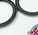 BSA FORK BUSH AND SEAL KIT FOR BSA C15 B40 STAR - MADE IN ENGLAND