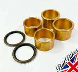FORK BUSH AND SEAL KIT FOR BSA C15 B40 STAR - MADE IN ENGLAND
