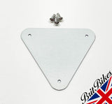 TIMING COVER TRIANGLE PATENT PLATE TRIUMPH BONNEVILLE - MADE IN UK 70-4016R