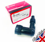 LUCAS BLACK SPARK PLUG CAP RESISTOR TYPE LB05F 142586 - BSA NORTON TRIUMPH