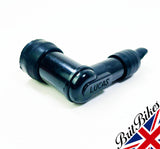 LUCAS BLACK SPARK PLUG CAP RESISTOR TYPE LB05F 142586 - BSA NORTON TRIUMPH