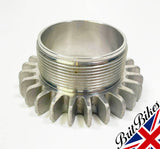 NORTON ES2 SINGLE CYLINDER EXHAUST ROSE NUT - MADE IN ENGLAND - A2/168S