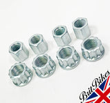 TRIUMPH T140 BONNEVILLE TR7 TIGER CYLINDER BASE NUT SET - 21-0692 21-2177