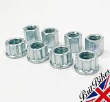 TRIUMPH T140 BONNEVILLE TR7 TIGER CYLINDER BASE NUT SET - 21-0692 21-2177