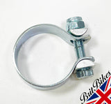 EXHAUST PIPE SILENCER CLIP CLAMP & BOLT 1-5/8” D WASHER BSA TRIUMPH ETC 70-2271