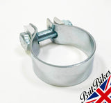 EXHAUST PIPE SILENCER CLIP CLAMP & BOLT 1-5/8” D WASHER BSA TRIUMPH ETC 70-2271