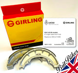 GENUINE GIRLING BRAKE SHOES BSA A7 A10 A65 B31 B32 B33 B34 M21 M33 - 67-5558
