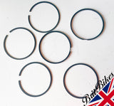 PAIR OF HEPOLITE PISTONS & RINGS TRIUMPH T100 500CC (1968-74) 69MM +020 18786